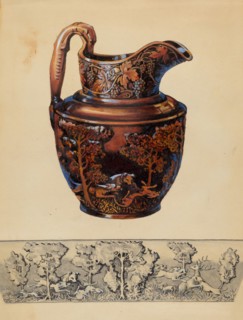 Pitcher, c. 1936.