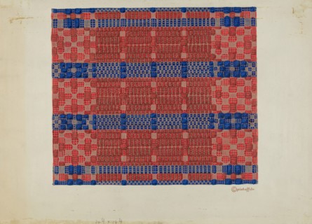 Coverlet, c. 1937.