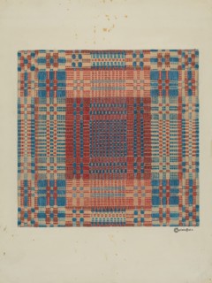Coverlet, c. 1936.