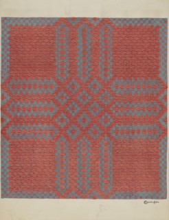Coverlet, 1935/1942.