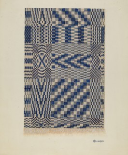 Coverlet, 1935/1942.