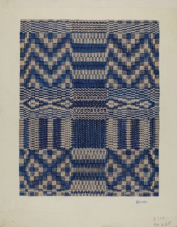 Coverlet, c. 1940.