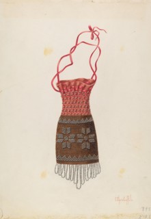 Beaded Coin Purse, c. 1937.