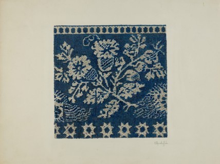 Coverlet, c. 1940.