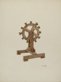 Altar Chimes on Wheel, 1941.