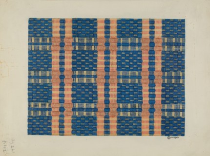 Coverlet, c. 1940.
