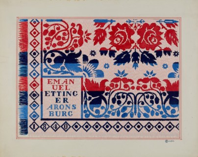 Coverlet, c. 1936.