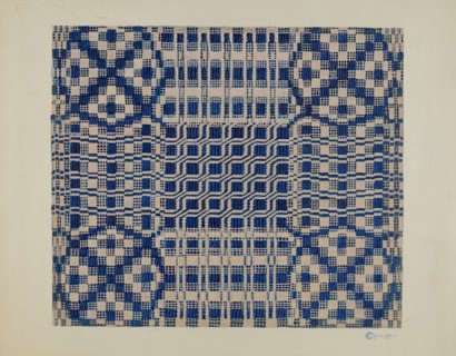 Coverlet, c. 1940.