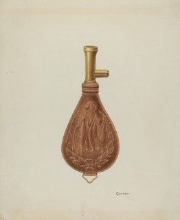 Powder Flask, c. 1937.
