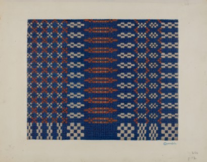 Coverlet, c. 1940.