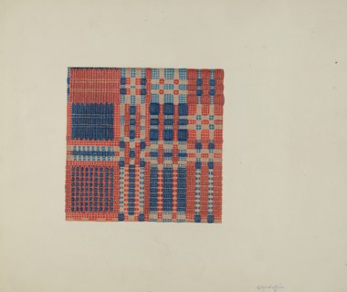 Coverlet, c. 1940.