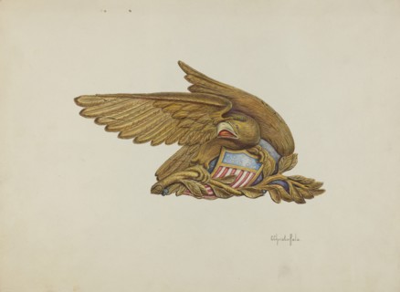 Ship's Stern Piece, c. 1940.