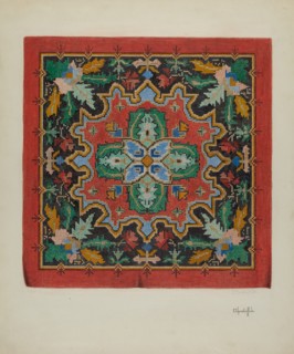 Needlepoint Tapestry, c. 1940.