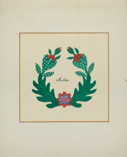 Pieced Autograph Quilt (1 Piece), c. 1936.