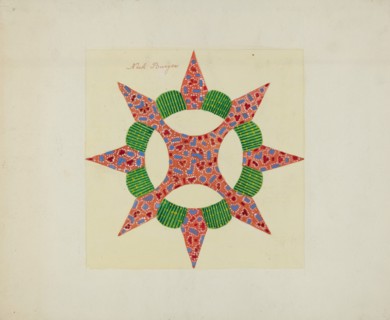 Pieced Autograph Quilt (1 Piece), c. 1936.