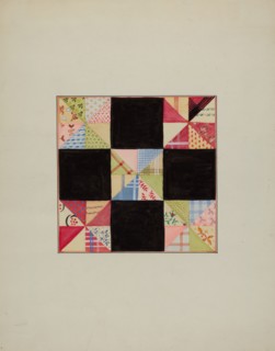 Quilt Section, c. 1940.