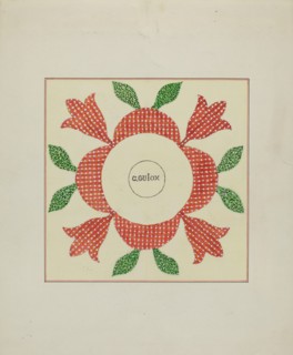 Pieced Autograph Quilt (1 Piece), c. 1936.