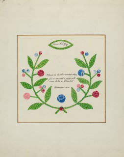 Pieced Autograph Quilt (1 Piece), c. 1936.
