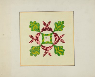 Pieced Autograph Quilt (1 Piece), c. 1936.