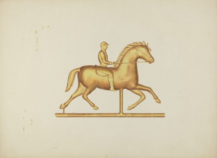 Metal Weather Vane, c. 1940.