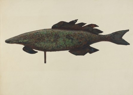 Fish Weather Vane, c. 1937.