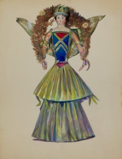 Christmas Tree Doll, c. 1936.