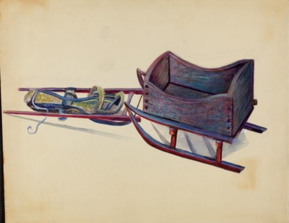 Toy Sleigh, c. 1936.