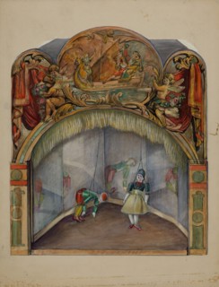 Toy Theater with Automatic Dancer, c. 1936.