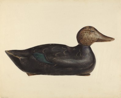 Decoy, c. 1940.