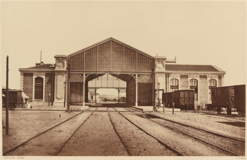 Toulon, Gare (Toulon, Train Station), 1861 or later.