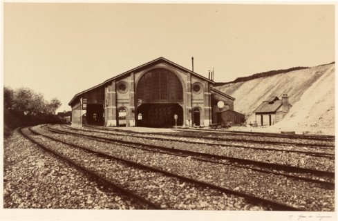 Gare de Longueau, 1855.