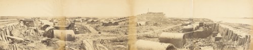 Interior of the North Fort Taku After Its Capture on August 21, 1860, 1860.