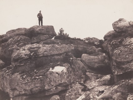 Gorges de Franchard - Forêt de Fontainebleau (Franchard Gorges ? Fontainebleau Forest), October 20, 1863.