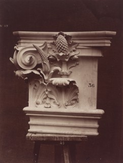 Ornamental Sculpture from the Paris Opera House (Column Detail), 1865/1874.