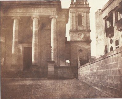 St. Paul's Cathedral, Valetta, Malta, with Bell Tower, 1846.