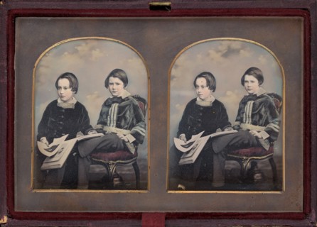 Portrait of Two Boys, 1850s.