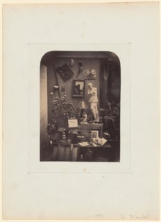 Décor d'atelier, nature morte, c. 1855.