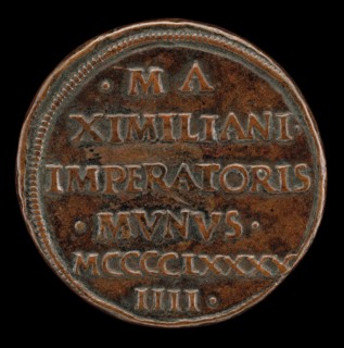 Inscription [reverse], 1494. Attributed to Francesco Francia.