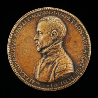 Alessandro Caimo, Jurist of Milan [obverse], 1556.