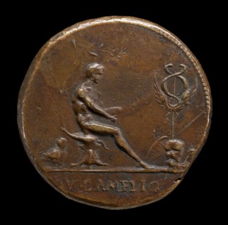 Male Figure and Winged Caduceus [reverse], probably c. 1510/1530.