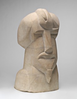 Hieratic Head of Ezra Pound, 1914.
