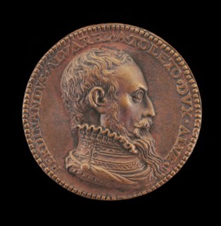 Fernando Alvarez de Toledo, 1507-1582, 3rd Duke of Alba [obverse], c. 1580.