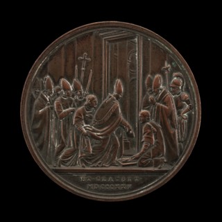 Leo XII and Cardinals Concluding the Jubilee Year [reverse], 1825.