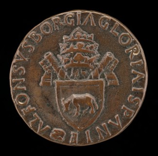 Borgia Arms with Tiara [reverse].