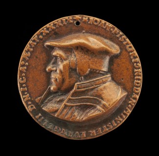 Johannes Pistorius,1504-1583, Theologian [obverse], 1543.