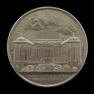 The Royal Palace, Stockholm [reverse], 1731.