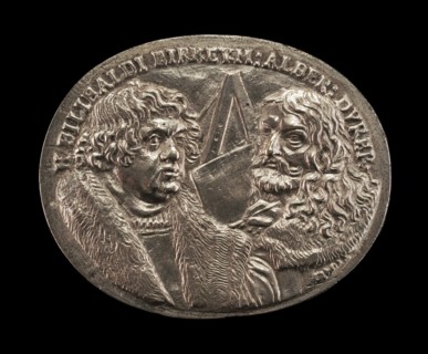 Willibald Pirkheimer, 1470-1530, and Albrecht Dürer, 1471-1528.