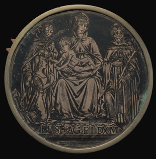 Virgin and Child with Two Martyrs and Donor.