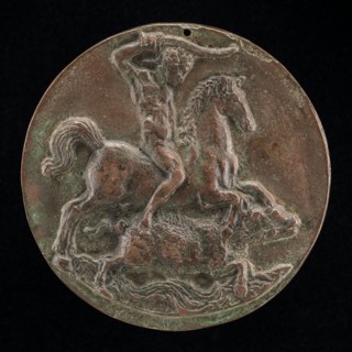 Meleager on Horseback (Boar Hunting) [obverse], late 15th - early 16th century.