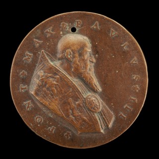 Paul III (Alessandro Farnese, 1468-1549), Pope 1534 [obverse], c. 1540.